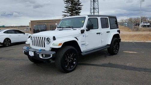 Bright White Clearcoat 2023 Jeep Wrangler 4xe Sahara