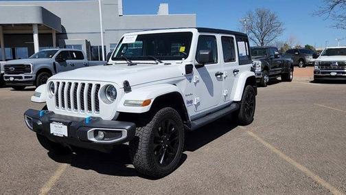 Bright White Clearcoat 2023 Jeep Wrangler 4xe Sahara