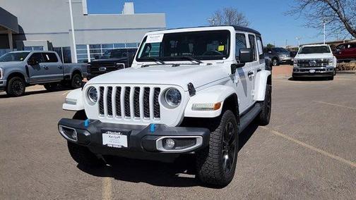 Bright White Clearcoat 2023 Jeep Wrangler 4xe Sahara