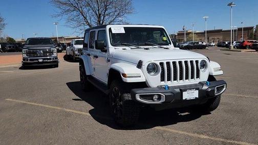 Bright White Clearcoat 2023 Jeep Wrangler 4xe Sahara