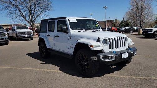 Bright White Clearcoat 2023 Jeep Wrangler 4xe Sahara