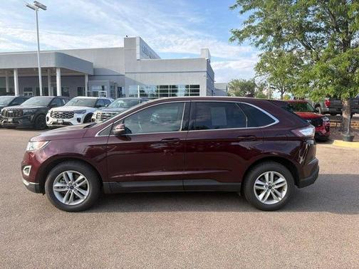 Burgundy 2018 Ford Edge SEL