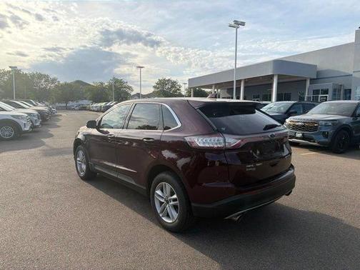 Burgundy 2018 Ford Edge SEL