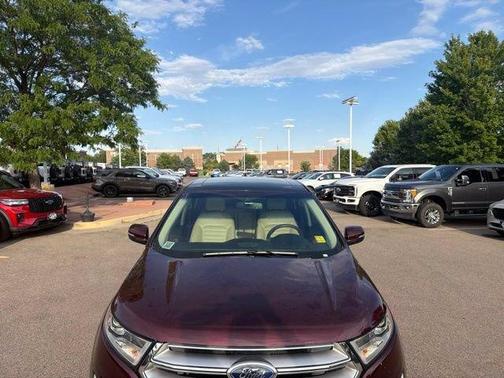 Burgundy 2018 Ford Edge SEL