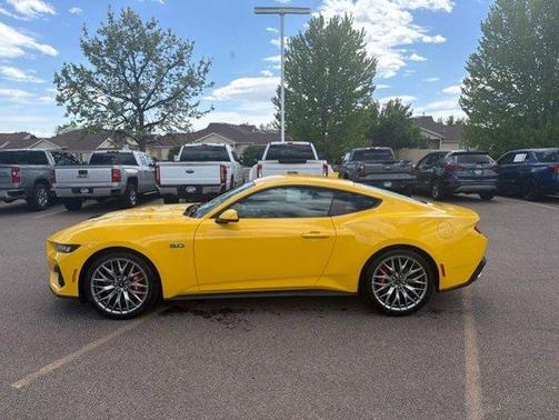 Yellow 2024 Ford Mustang GT Premium
