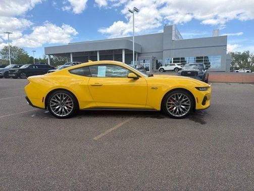Yellow 2024 Ford Mustang GT Premium