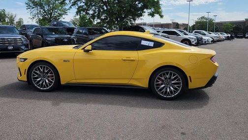 Yellow 2024 Ford Mustang GT Premium