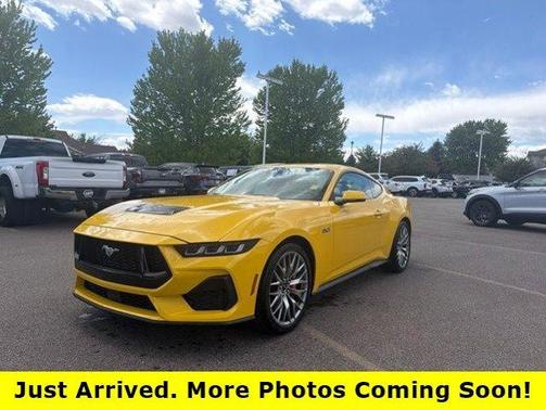 Yellow 2024 Ford Mustang GT Premium