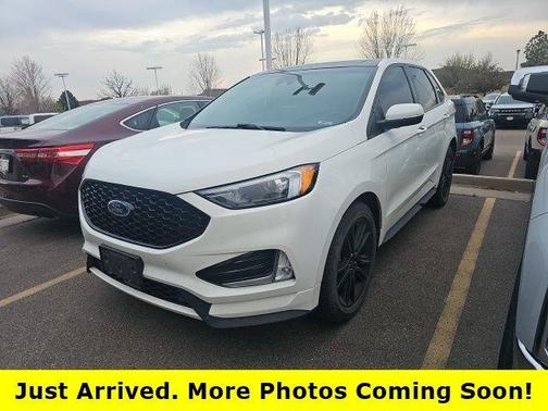 White Metallic 2020 Ford Edge ST Line