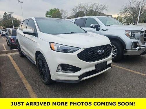 White Metallic 2020 Ford Edge ST Line