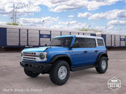 Velocity Blue Metallic 2026 Ford Bronco Heritage Edition