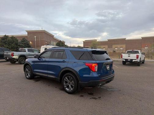 Atlas Blue Metallic 2022 Ford Explorer XLT