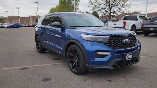 Atlas Blue Metallic 2022 Ford Explorer ST