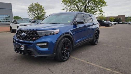 Atlas Blue Metallic 2022 Ford Explorer ST