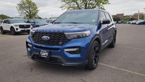 Atlas Blue Metallic 2022 Ford Explorer ST