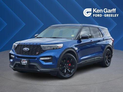Atlas Blue Metallic 2022 Ford Explorer ST