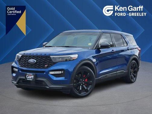 Atlas Blue Metallic 2022 Ford Explorer ST