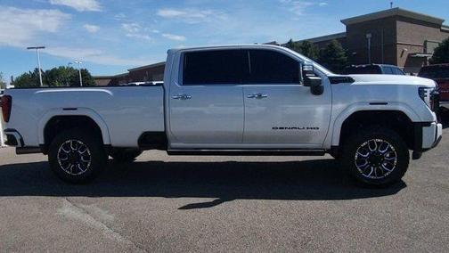 White Frost Tri-Coat 2024 GMC Sierra 3500 Denali Ultimate