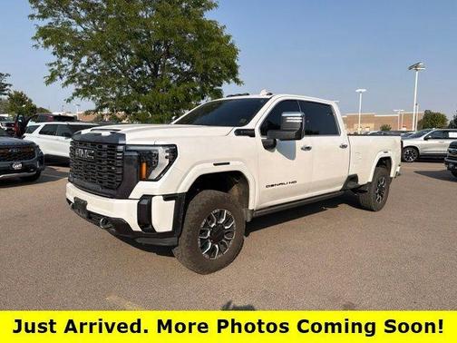 White Frost Tri-Coat 2024 GMC Sierra 3500 Denali Ultimate
