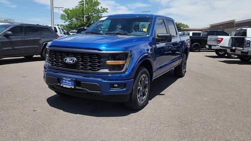 Blue Metallic 2024 Ford F-150 STX