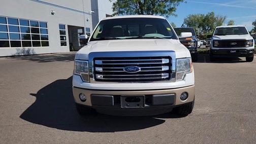 White Platinum Tri-Coat Metallic 2013 Ford F-150 Lariat