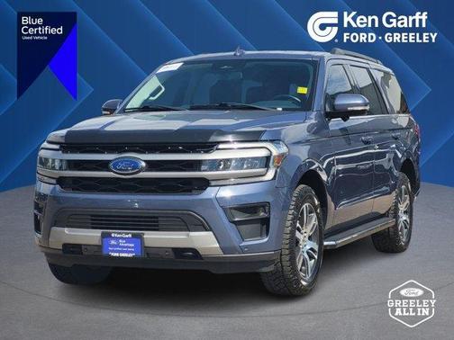 Blue Metallic 2022 Ford Expedition XLT