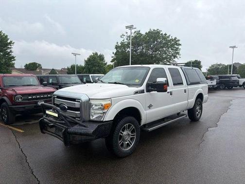 White Platinum Clearcoat Metallic 2015 Ford F-250 Platinum