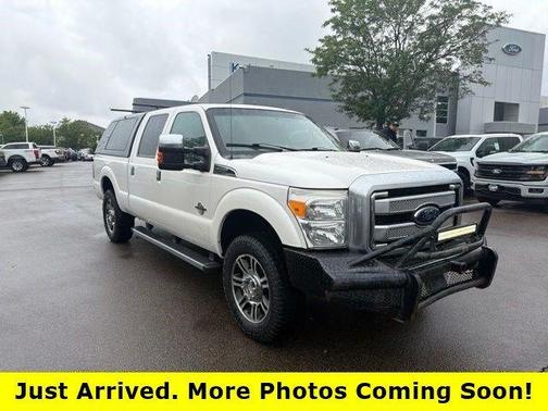 White Platinum Clearcoat Metallic 2015 Ford F-250 Platinum