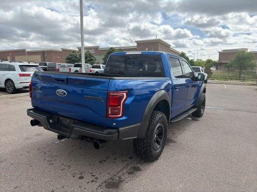 Lightning Blue 2017 Ford F-150 Raptor