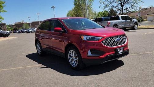 Rapid Red Metallic Tinted Clearcoat 2024 Ford Edge SEL