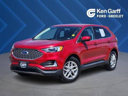 Rapid Red Metallic Tinted Clearcoat 2024 Ford Edge SEL