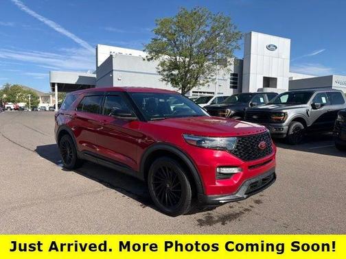 Rapid Red Metallic Tinted Clearcoat 2021 Ford Explorer ST