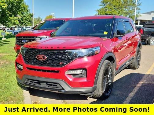 Rapid Red Metallic Tinted Clearcoat 2021 Ford Explorer ST