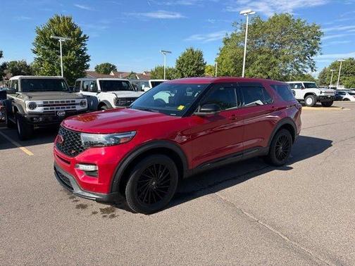 Rapid Red Metallic Tinted Clearcoat 2021 Ford Explorer ST