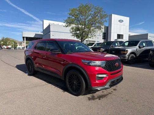 Rapid Red Metallic Tinted Clearcoat 2021 Ford Explorer ST