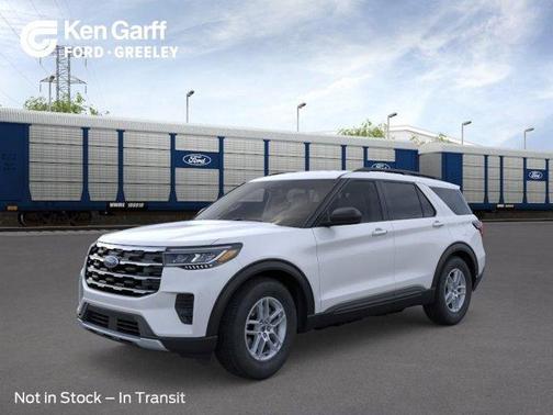 Space White Metallic 2026 Ford Explorer Active