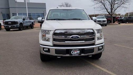 White Platinum Tri-Coat Metallic 2017 Ford F-150 Lariat