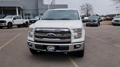 White Platinum Tri-Coat Metallic 2017 Ford F-150 Lariat