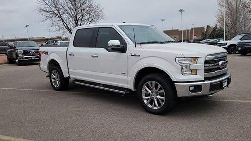 White Platinum Tri-Coat Metallic 2017 Ford F-150 Lariat