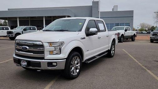 White Platinum Tri-Coat Metallic 2017 Ford F-150 Lariat