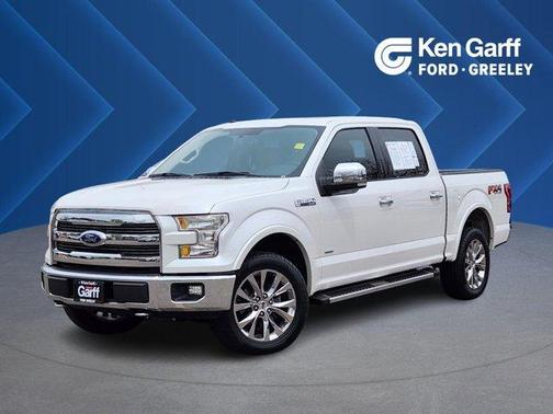 White Platinum Tri-Coat Metallic 2017 Ford F-150 Lariat
