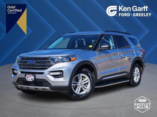 Iconic Silver Metallic 2023 Ford Explorer XLT