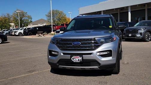 Iconic Silver Metallic 2023 Ford Explorer XLT