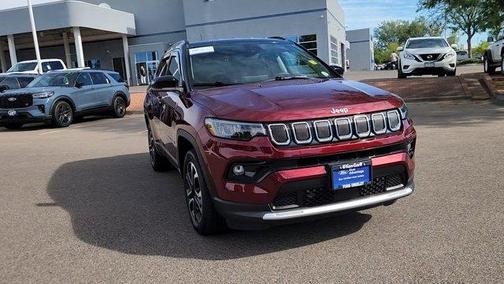 Velvet Red Pearlcoat 2022 Jeep Compass Limited
