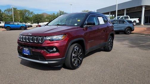 Velvet Red Pearlcoat 2022 Jeep Compass Limited