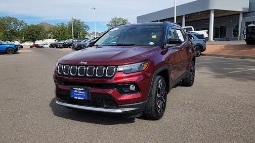Velvet Red Pearlcoat 2022 Jeep Compass Limited