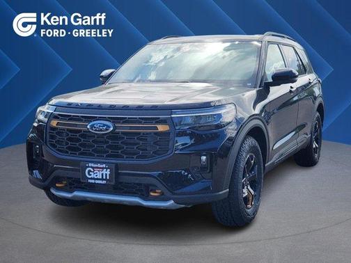 Agate Black Metallic 2026 Ford Explorer Tremor