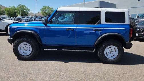 Velocity Blue Metallic 2026 Ford Bronco Heritage Edition