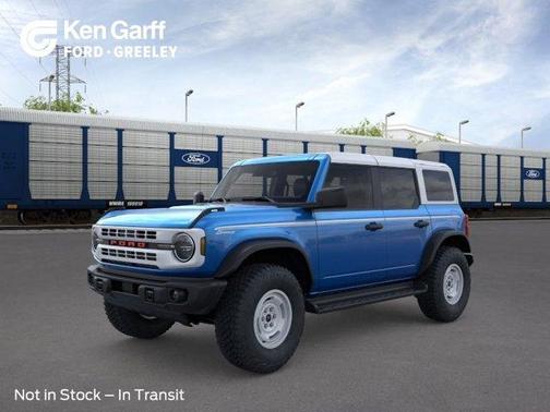 Velocity Blue Metallic 2026 Ford Bronco Heritage Edition
