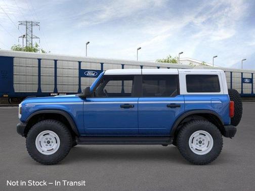 Velocity Blue Metallic 2026 Ford Bronco Heritage Edition